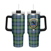 MacDonnell of Glengarry Ancient Tartan Crest 40 oz Insulated Tumbler with Handle